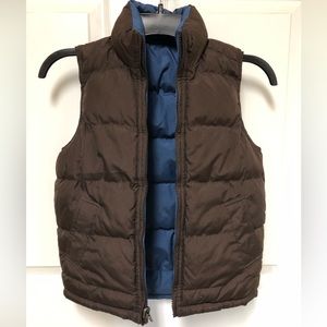 GAP Kids Boys Reversible Puffer Vest
